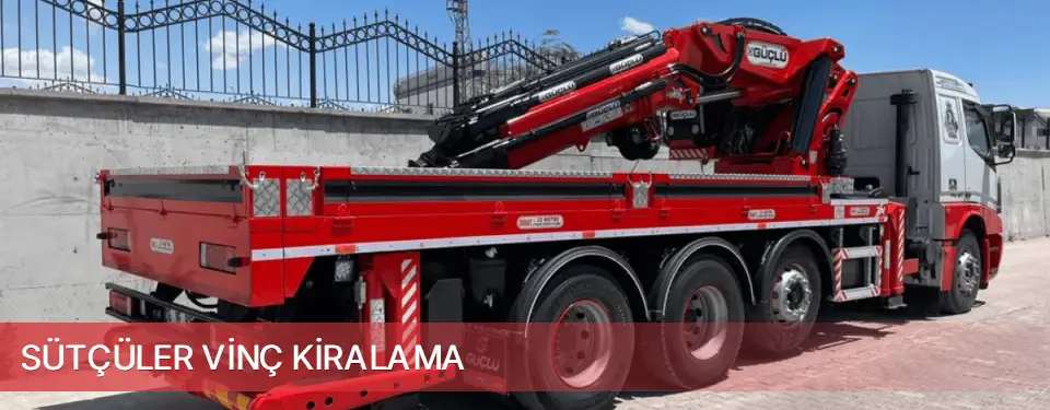 Sütçüler İlçemi Vinç Kiralama